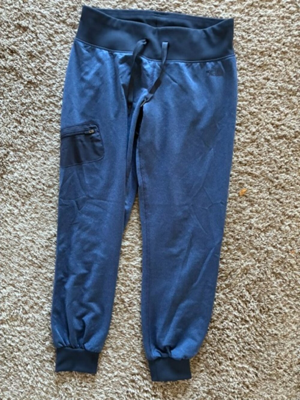 North Face women's blue joggers, size small